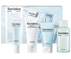 Torriden DIVE IN Trial Kit, 30 ml + 5 ml + 20 ml + 20 ml