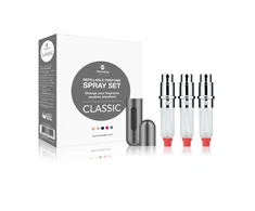 Travalo Classic Titanium Set pildomų kvepalų buteliukų (atomaizerių) rinkinys, 3 x 5 ml