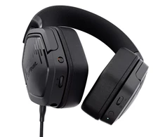 TRUST žaidimų ausinės GXT 493 Carus, Bluetooth, 2,4 GHz, juodos