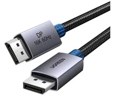 Kabelis Ugreen DisplayPort - DisplayPort 0,5 m sidabrinė (55566)