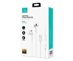 USAMS ausinės stereo EP-41 lightning baltos spalvos SJ453HS01