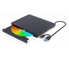 Gembird DVD-USB-031 External USB DVD drive, juodas
