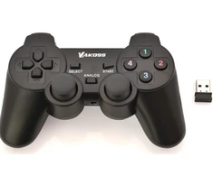„Vakoss GP-4705BK“ žaidimų valdiklis, Juodas, RF žaidimų pultas, analoginis / skaitmeninis, kompiuteris, „PlayStation 3“
