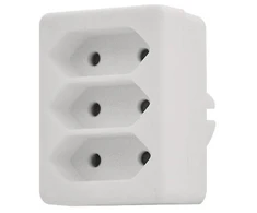 Valueline VLES300C001WH Trišakis adapteris 220V EU