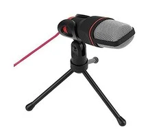 Mikrofonas VARR GAMING MICROPHONE MINI + TRIPOD juodas