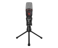 Mikrofonas VARR GAMING MICROPHONE MINI + TRIPOD juodas