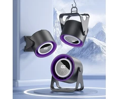 Ventiliatorius Telforceone Forever Light Desk Fan FX100 1800mAh + additional clip mount