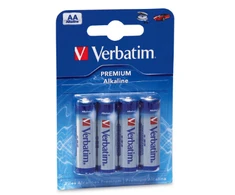 Verbatim Alkaline AA Batteries 4pcs