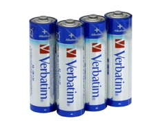 Verbatim Alkaline AA Batteries 4pcs