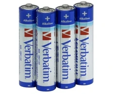 Verbatim Alkaline AAA Batteries 4pcs