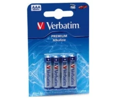 Verbatim Alkaline AAA Batteries 4pcs