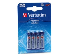 Verbatim Alkaline AAA Batteries 4pcs