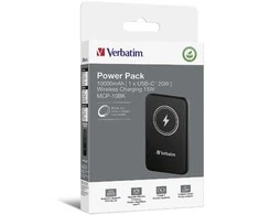 „Verbatim“ – „Charge 'n' Go Magnetic Wireless Power Bank 10000“.