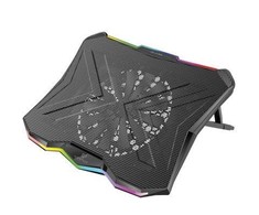 Vertux Glare nešiojamojo kompiuterio aušinamas žaidimų stovas 2x USB LED