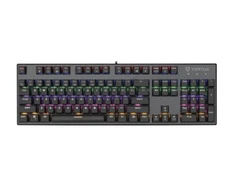 Vertux Vertux Mechaninė klaviatūra mėlyna su atspindžių slopinimu Mechaninė Tactical QWERTY RGB