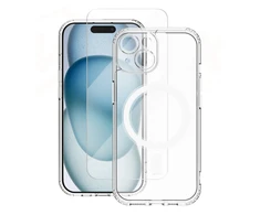 Vmax Mag dėklas + apsauginis stiklas 2,5D premium Apple iPhone 16 6,1"