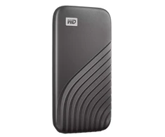 Kietasis diskas Western Digital My Passport SSD - šifruotas - 4 TB - 256 bitų AES - pilkas