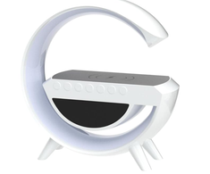 „Energy Sistem Wolulu AS-50195“ naktinė lemputė su belaidžiu įkrovikliu / „Bluetooth“ garsiakalbiu / žadintuvu / LED / RGB