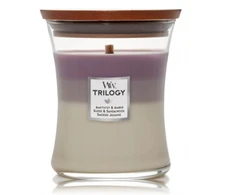 Woodwick Aromatinė žvakė (Trilogy Amethyst Sky), 275 g