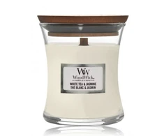 WoodWick Aromatinė žvakė (White Tea &amp; Jasmine), 609,5 g