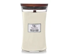 WoodWick Aromatinė žvakė (White Tea &amp; Jasmine), 609,5 g