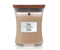 WooodWick Aromatinė žvakė (Cashmere), 275 g (Pažeista pakuotė)