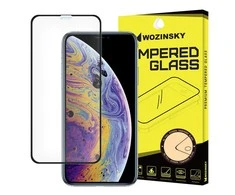 LCD apsauginis stikliukas Wozinsky 5D pritaikytas dėklui Apple iPhone X/XS/11 Pro juodas
