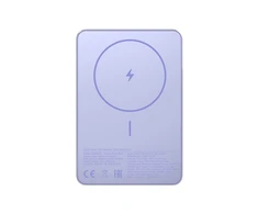 Xiaomi Super Slim Magnetic Power Bank 5000 | 5000 mAh | Violetinė