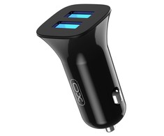 XO automobilinis pakrovėjas CC31 2x USB 2,4A juodas