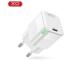 XO laidinis įkroviklis CE06 PD 30W 1x USB-C baltos spalvos