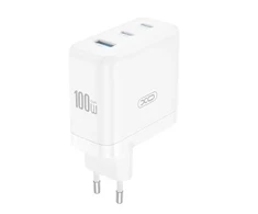 Įkroviklis XO CE35 100W 2xUSB-C/USB-A baltas
