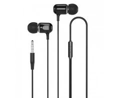 XO laidinės ausinės EP57 jack 3,5mm juodos spalvos