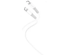 XO kabelis NB-Q226A USB-C - Lightning 1m 27W baltos spalvos