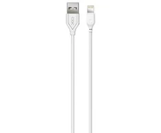XO kabelis NB103 USB - Lightning 2,0 m 2,1A baltos spalvos