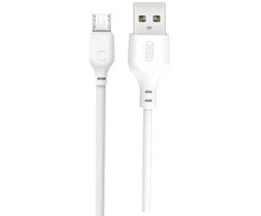 XO kabelis NB103 USB – microUSB 2,0 m 2,1A baltas