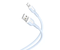 XO kabelis NB212 USB - Lightning 1,0 m 2,1A mėlynos spalvos