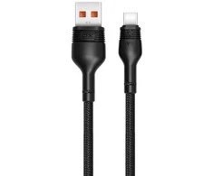 XO kabelis NB55 USB - USB-C 1,0 m 5A juodos spalvos