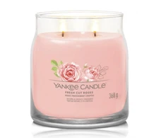 Yankee Candle Aromatinė žvakė Signature glass medium Fresh Cut Rose s 368 g