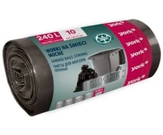 York Garbage Bags STRONG 240L–10pcs