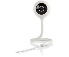Bevielė išmanioji Wi-Fi vaizdo kamera 2MP (1080P), su mikrofonu, naktiniu pašvietimu IR, balta, Nedis Smart Life