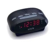 LENCO ICR-210 FM-Uhrenradio &amp; Radiowecker. juodas