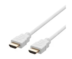 Ultra High Speed HDMI kabelis DELTACO 2M, eARC, QMS, 8K prie 60Hz, 4K prie 120Hz, baltas / HU-20A-R