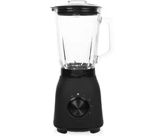 Princess stacionarus blenderis, 1000 W, 1,5 l stiklinis ąsotis, 4 greičiai, juodas, nerūdijantis plienas