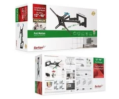 Laikiklis BARKAN BM466XP 13-65" TV, 4 lankstų, sieninis, prailgintas, juodas