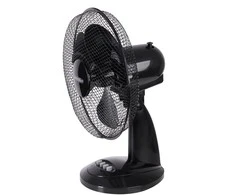 Ventiliatorius Mesko | Fan | MS 7309 | Table Fan | Juodas | Diameter 30 cm | Greičių skaičius 3 | Oscillation | 40 W