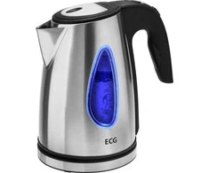 ECG RK 1740 Elektrinis virdulys, 1.7 L, 2000 W, Mėlyna light, Nerūdijantis plienas design