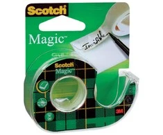 Lipni juostelė 3M Scotch Magic Invisible su laikikliu 810, 19 mm x 7, 5 m