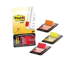3M Lipnūs žymekliai POST-IT, 25,4 x 43,2 mm, 50 lapelių, oranžinė