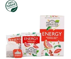 Ahmad Tea Natūrali arbata ''Energy'', vokeliuose, 20 vnt.