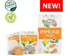 Ahmad Tea Natūrali arbata ''Immune'', vokeliuose su siūlu, 20 vnt.